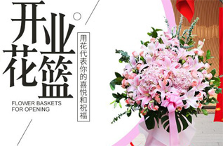 江苏南京建邺区莫愁湖街道江东门社区花篮配送